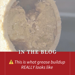 Grease Buildup in Sewer Lines