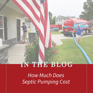 Creech’s Plumbing & Septic technicians performing a residential septic pump-out in Wilson, NC