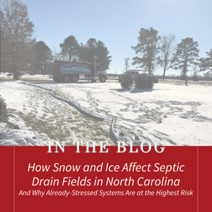septic drainfield winter problems