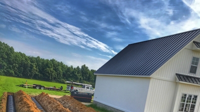 Drainfield New Installation Photo