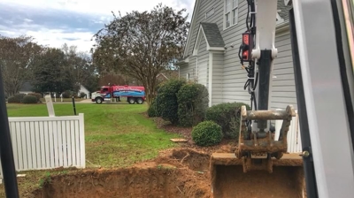 Excavation for Septic Tank Installation Photo