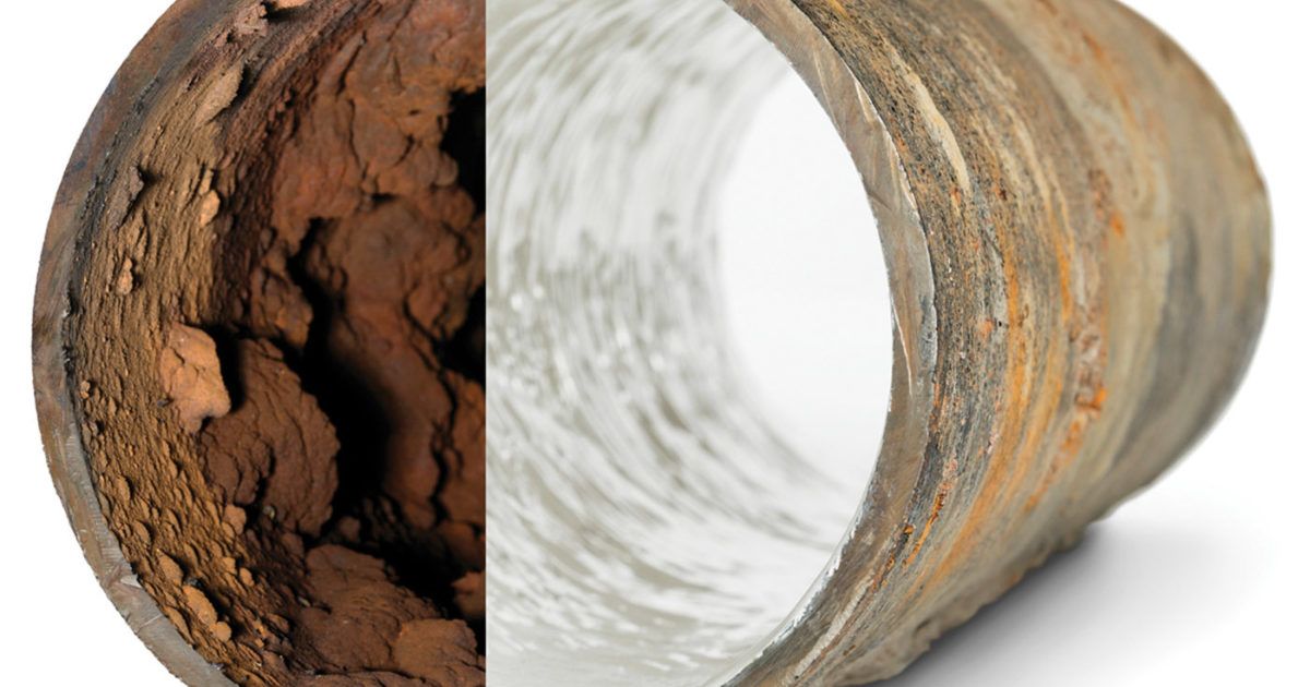 Pipe Decolorization Plumbing Service Photos | Creech's Plumbing